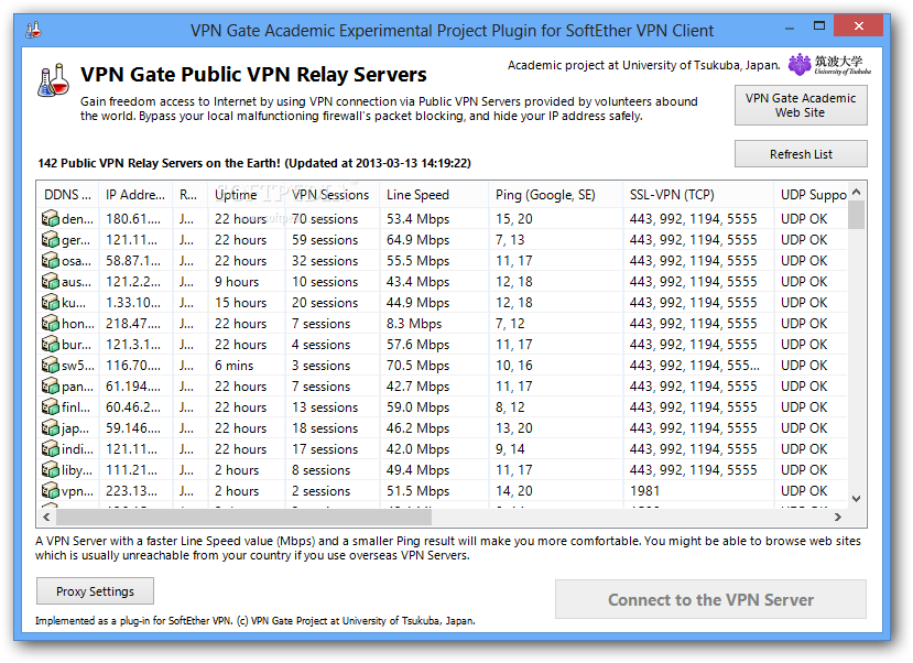 vpn gate academic experiment project plugin for softether vpn client