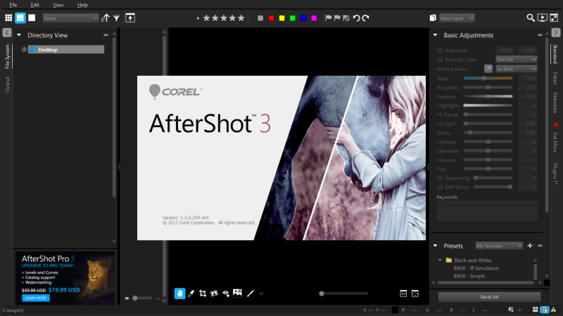 corel aftershot pro 3 olympus orf