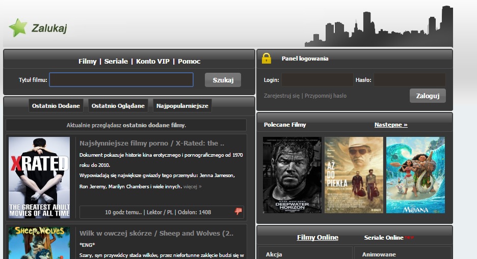 Zalukaj.tv za darmo oglądanie filmów bez limitu online