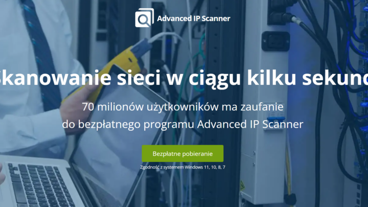 Advanced IP Scanner darmowy skaner sieciowy