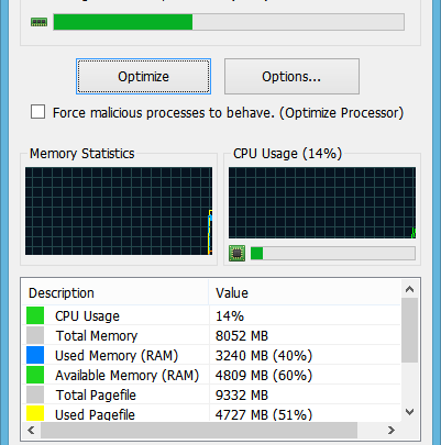 Memory Booster czyszczenie pamięci RAM