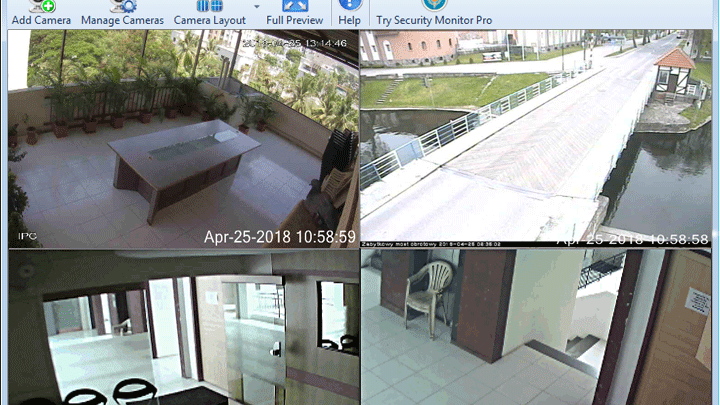 IP Camera Viewer program do monitoringu