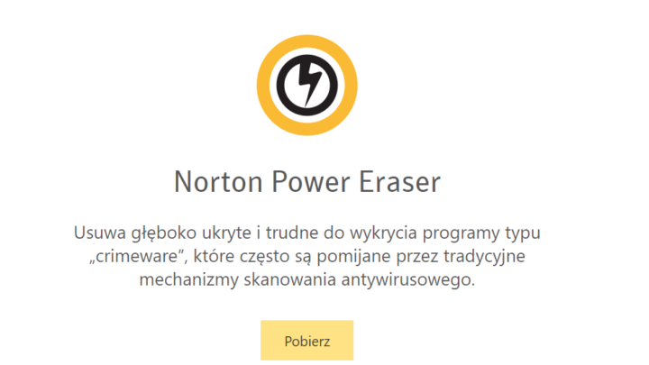 Norton Power Eraser skaner antywirusowy za darmo