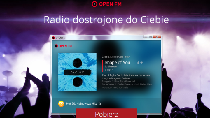 Open FM radio internetowe online i na komputer