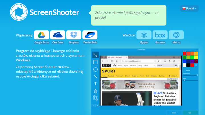 ScreenShooter program do robienia zrzutów ekranu
