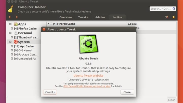 Ubuntu Tweak narzędzie do konfiguracji systemu