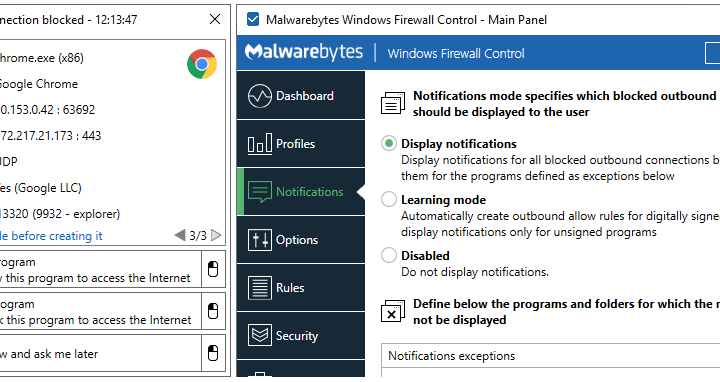 Windows Firewall Control za darmo