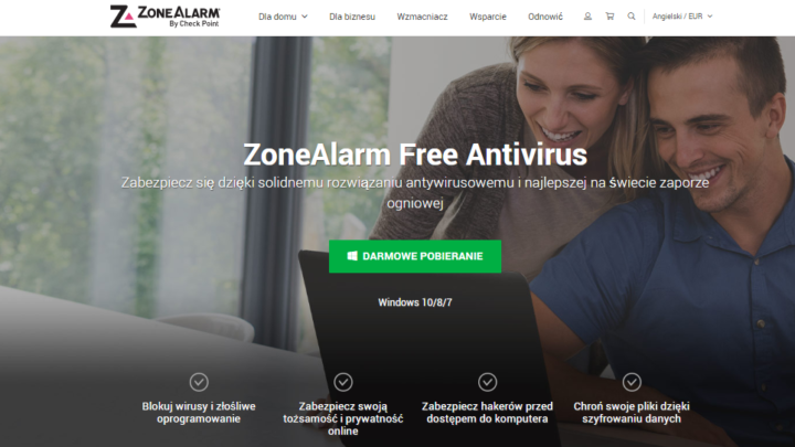 ZoneAlarm Free Antivirus za darmo