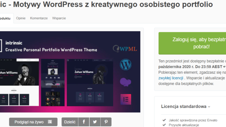 3 darmowe motywy WordPress od Themeforest