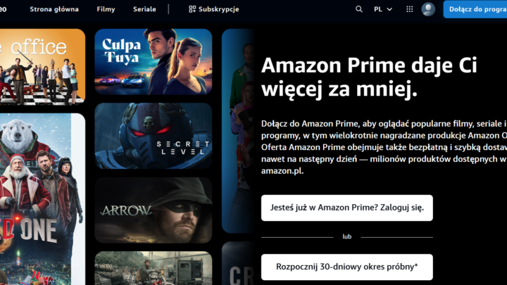 Amazon Prime Video za darmo